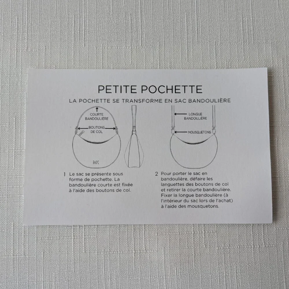 Michael Kors Kyla Small Signature Logo Convertible Pouchette in Mulberry NWT - Picture 7 of 11